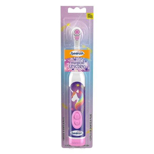 Magical Unicorn Kid’s Spinbrush Electric Battery Toothbrush, Soft, 1 ct