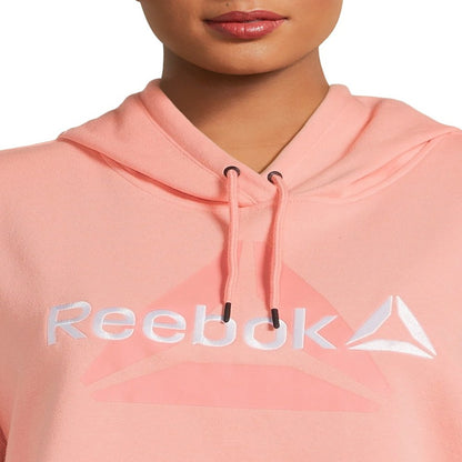 Reebok Women's Plus Size Fleece Warm Up Hoodie