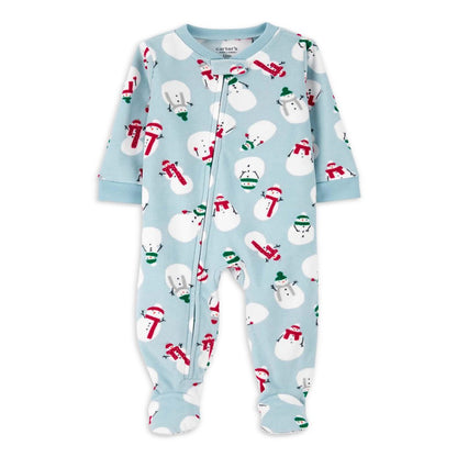 Carter's Child of Mine Baby and Toddler Holiday One-Piece Pajamas, Sizes 0-5T