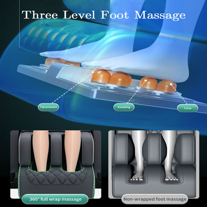 Ukeep 4D Massage Chairs Full Body Recliner,High Technology Zero Gravity Shiatsu,Bluetooth,Thai Massage Techniques