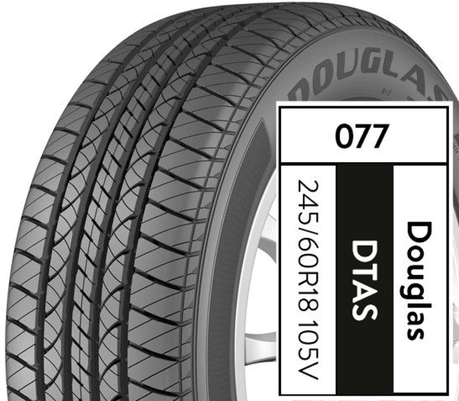 Douglas Touring A/S 245/60R18 105V All-Season Tire