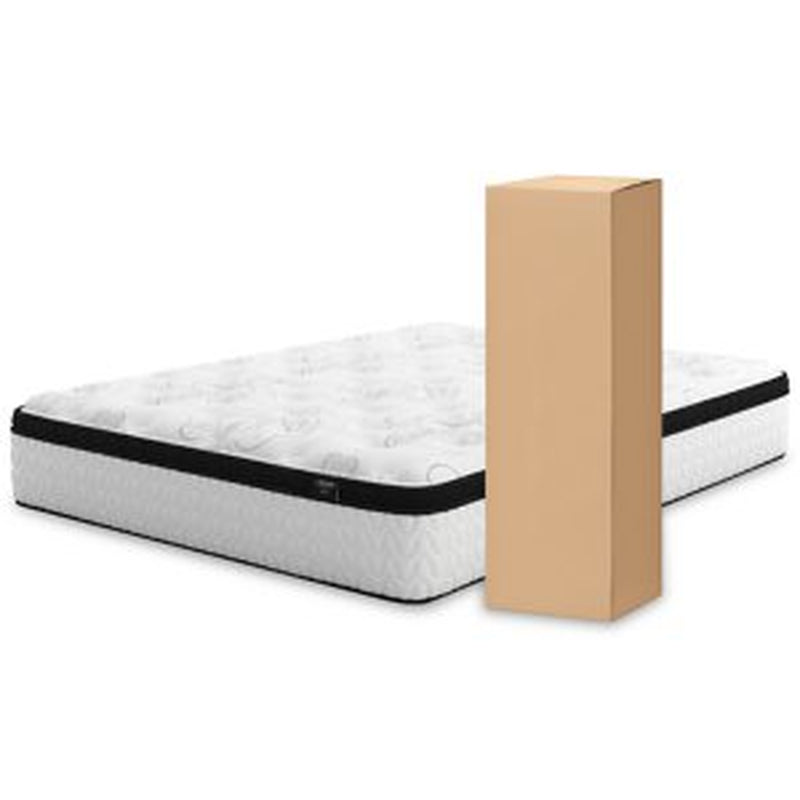 Signature Design by Ashley Chime 12 Inch Hybrid King Mattress in a Box White