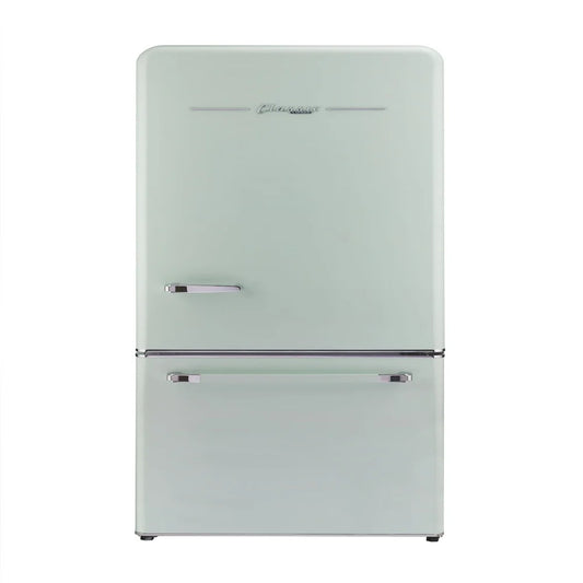 Unique Classic Retro 30" Frost Free 17.7 cu/ft Freestanding Bottom Freezer Refrigerator, ENERGY STAR Certified