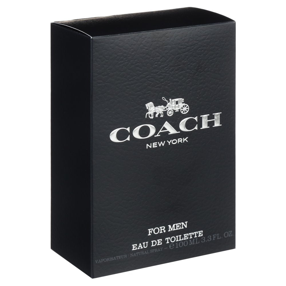 Coach New York Eau De Toilette Spray, Cologne for Men, 3.3 oz