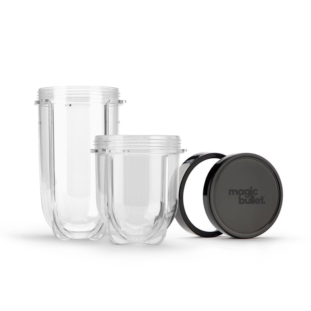 Magic Bullet 7-Piece 250 Watts Personal Blender 18 oz. MBR-0701AKP, All Black