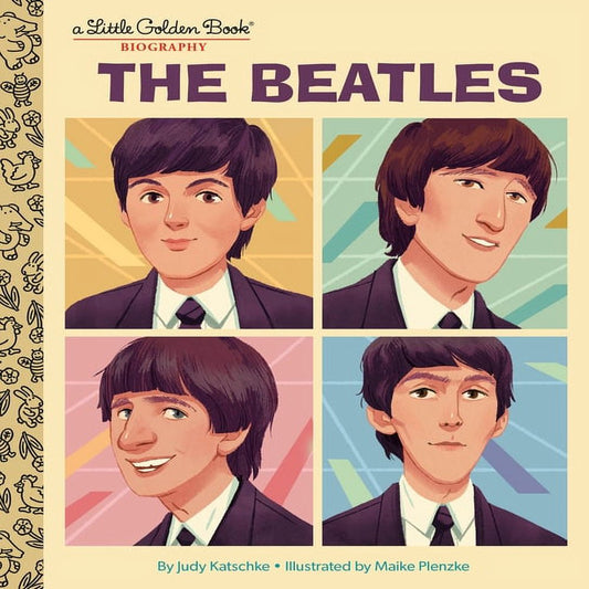 Little Golden Book: The Beatles: A Little Golden Book Biography (Hardcover)