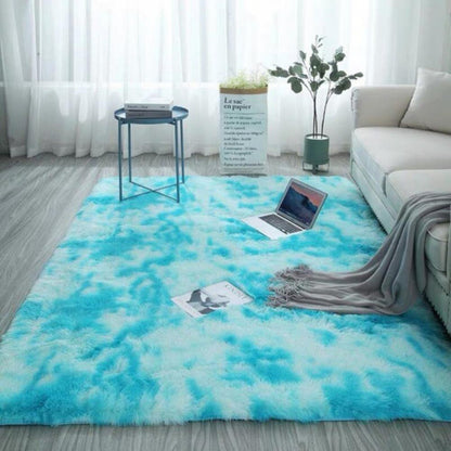  Long Plush Area Rug Ultra Soft Fluffy Washable Non-Slip Decorative Floor Mat for Living Room Bedroom Playing Room