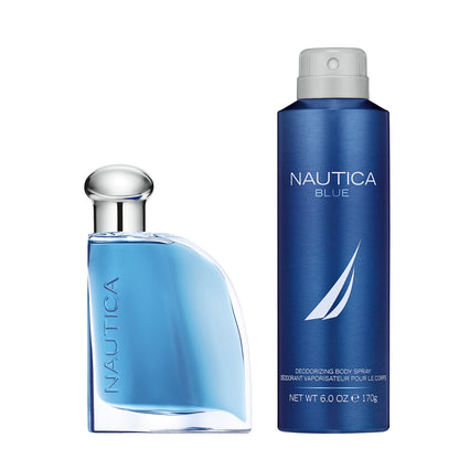 Nautica Blue Men’s 2-Pc. Eau De Toilette & Body Spray Holiday Gift Set