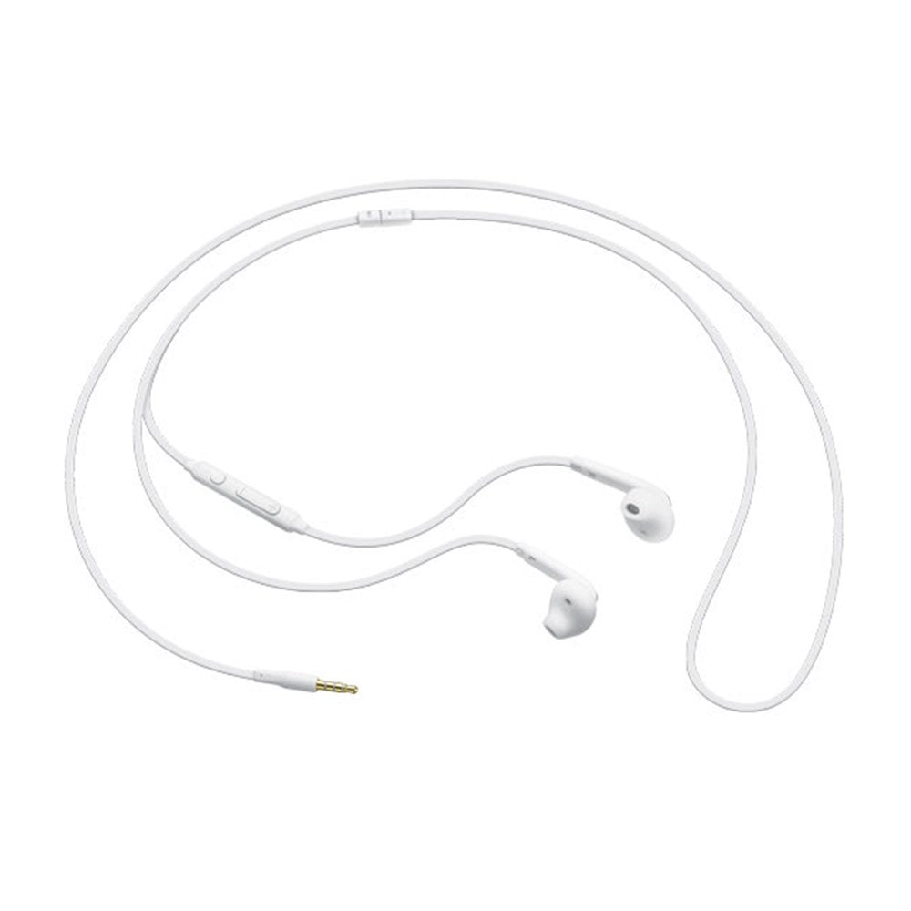 OEM Original Earbud Earphone Headset Headphones With Remote for Samsung Galaxy S6 edge S7 edge S8 S9 S8+ S9+ Plus EO-EG920LW sold by Afflux White