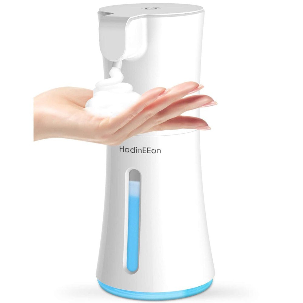 Automatic Soap Dispenser,Foaming Soap Dispenser Touchless 350ml/12oz,Battery Operated Hand Free Automatic Foam Liquid Soap Dispenser for Bathroom or Kitchen