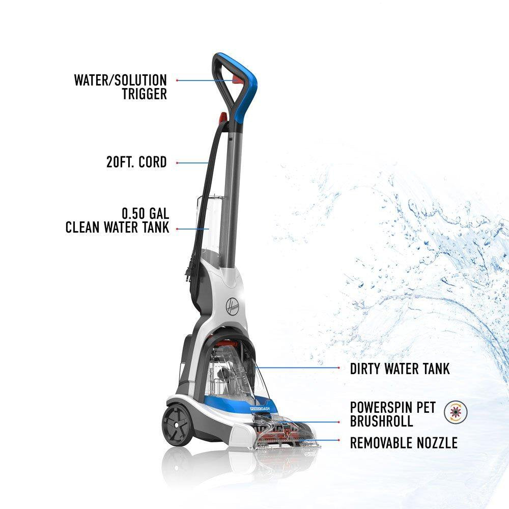 Hoover PowerDash Pet Compact Carpet Cleaner, FH50710CN, New