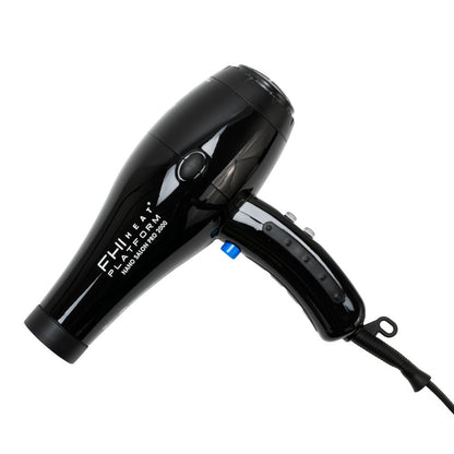 ($150 Value) FHI Brands Heat Platform Nano Salon Pro 2000 Powerful Tourmaline Ceramic Hair Dryer