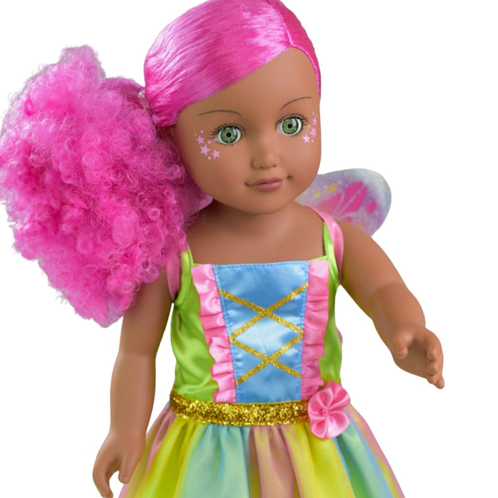 My Life As Elora Posable 18 inch Doll, Pink Hair, Green Eyes