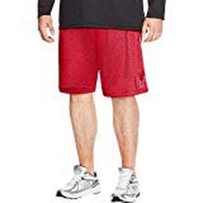 Champion Men's Big and Tall Solid Mesh Shorts, Crimson, Size 5X