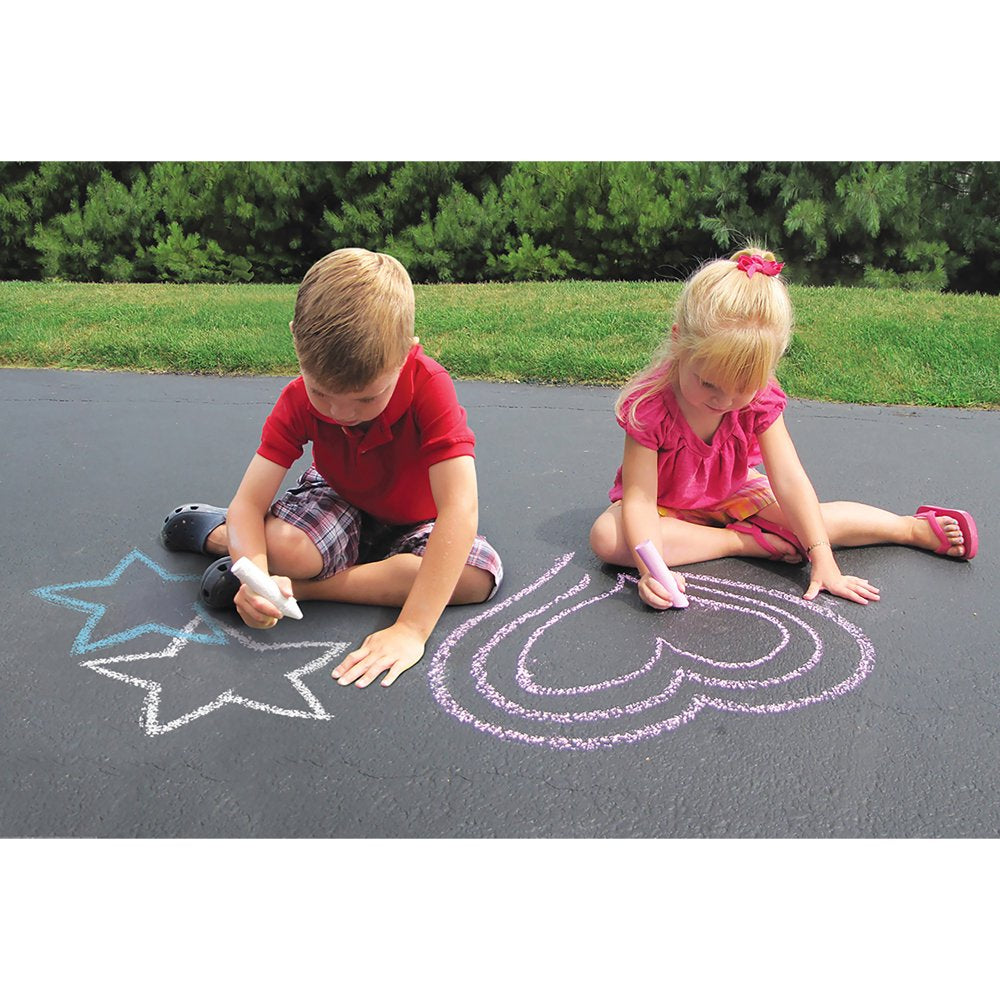 Cra-Z-Art Washable Sidewalk Chalk, 32 Count, Multicolor, Children to Adult