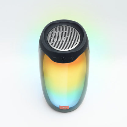 JBL Pulse 4 Waterproof Portable Bluetooth Speaker with Light Show and Sound - Black