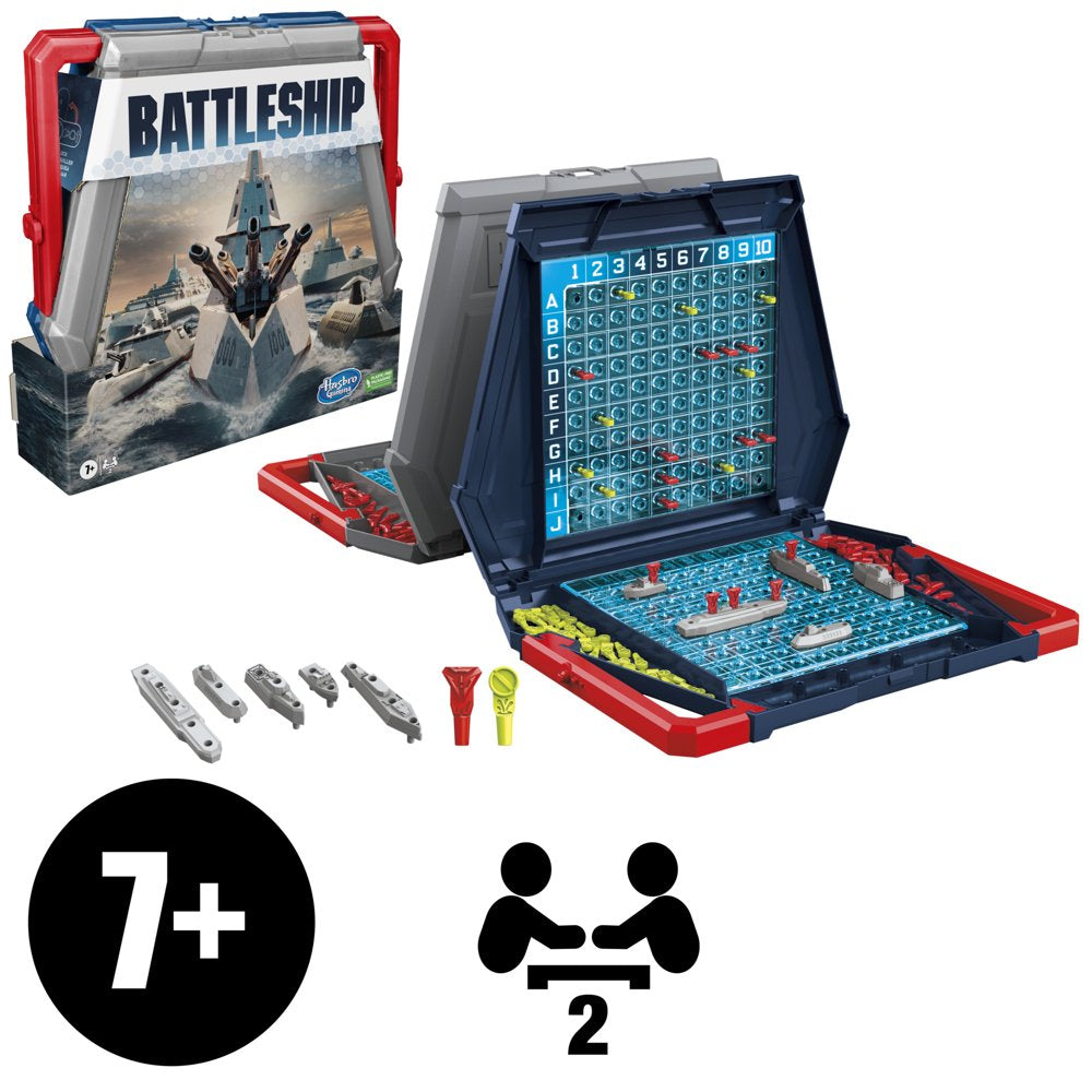 Battleship Classic Board Game, Fun Strategy Game For 2 Players