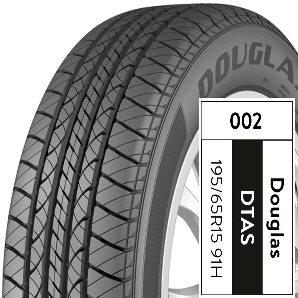 Douglas Touring A/S 195/65R15 91H All-Season Tire