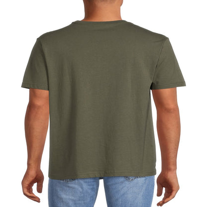 No Boundaries Men's and Big Men's Embroidered T-Shirt with Short Sleeves, Sizes up to 5XL