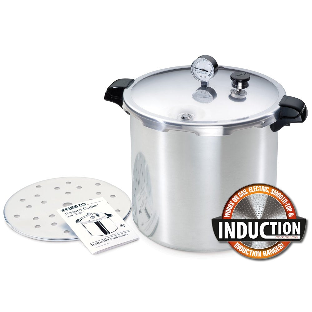 Presto 23 Quart Pressure Canner with Induction Compatible Base