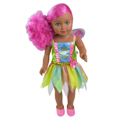 My Life As Elora Posable 18 inch Doll, Pink Hair, Green Eyes