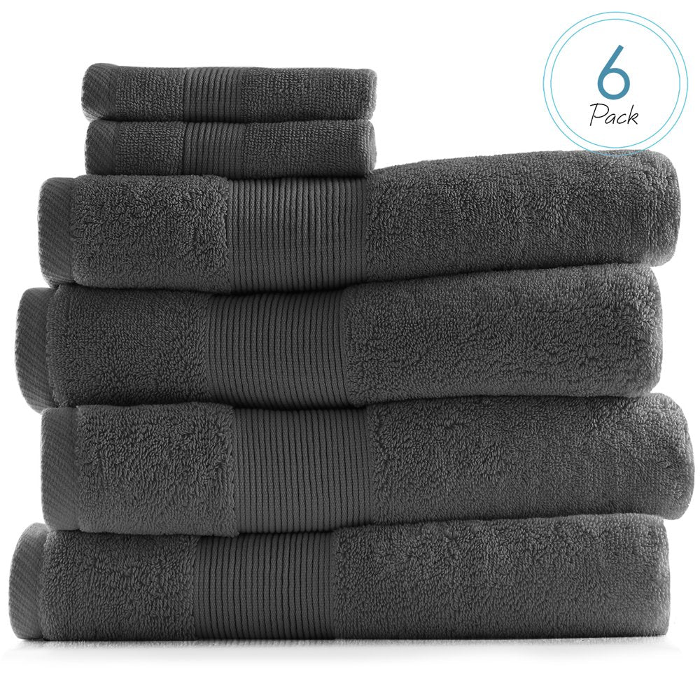  Bath Towel Collection, 100% Cotton Luxury Set of 12 Multipurpose Wash Cloths - Cream