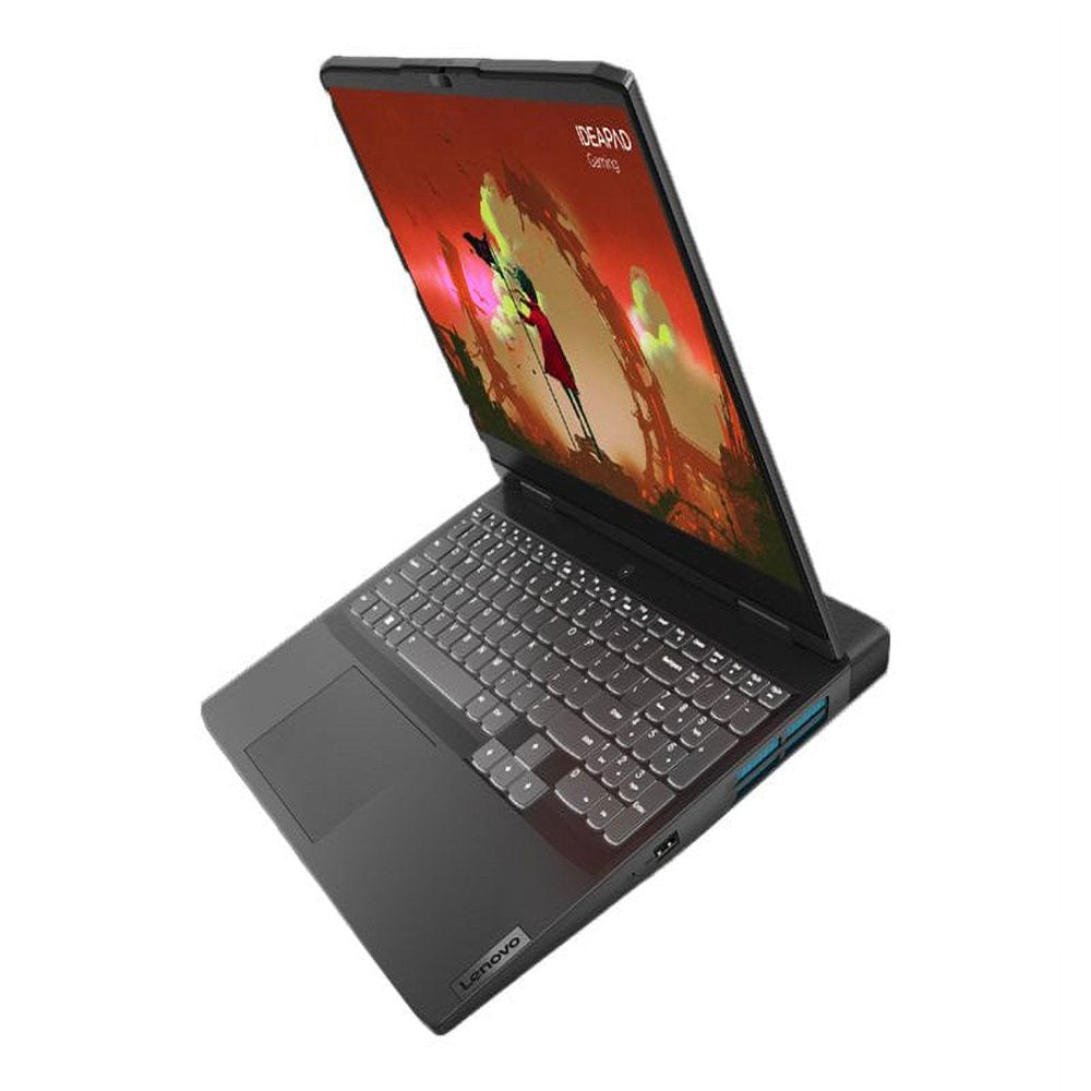 Lenovo IdeaPad Gaming 3 15ARH7 82SB - 180-degree hinge design - AMD Ryzen 7 7735HS / 3.2 GHz - Win 11 Home - GeForce RTX 4050 - 16 GB RAM - 512 GB SSD NVMe - 15.6" IPS 1920 x 1080 (Full HD) @ 120 Hz - Wi-Fi 6 - onyx gray - kbd: US English