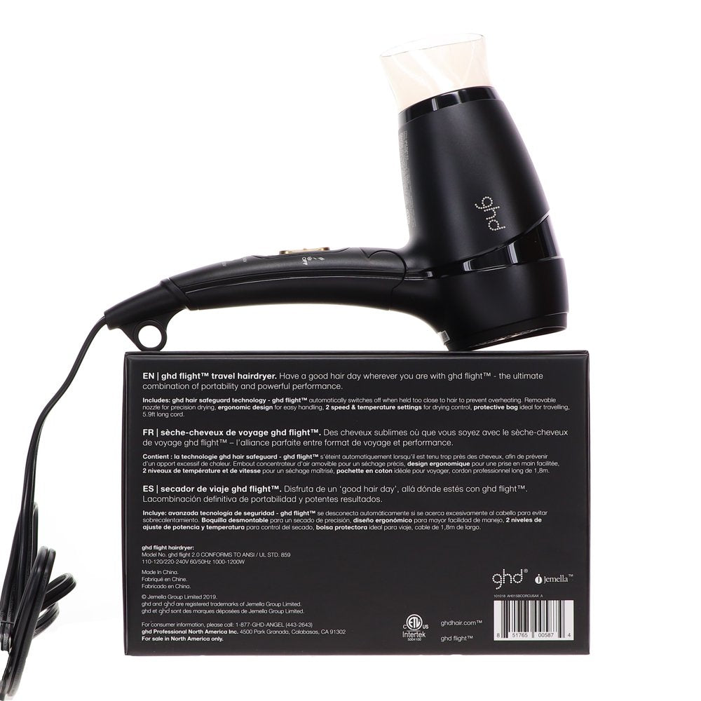 ghd Flight Travel Hair Dryer