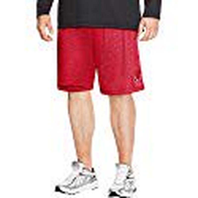 Champion Men's Big and Tall Solid Mesh Shorts, Crimson, Size 5X