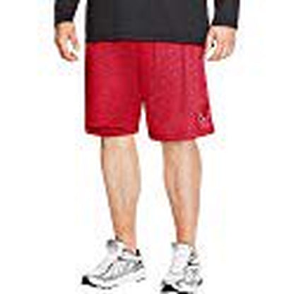 Champion Men's Big and Tall Solid Mesh Shorts, Crimson, Size 5X