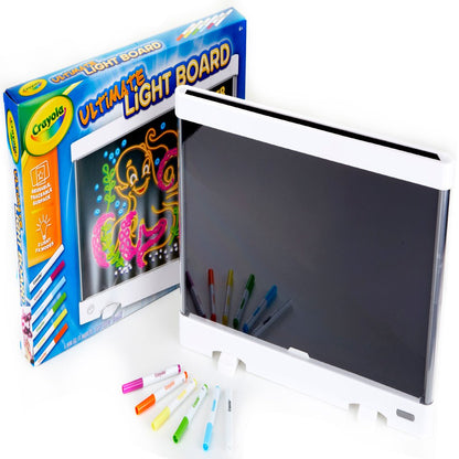 Crayola Ultimate Light Board Drawing Tablet Coloring Set, Light-Up Toys for Kids, Beginner Child