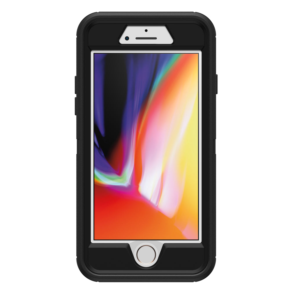 OtterBox Defender Series Pro Phone Case for Apple iPhone SE (3rd Gen-2022 and 2nd Gen-2020), iPhone 8, iPhone 7 - Black