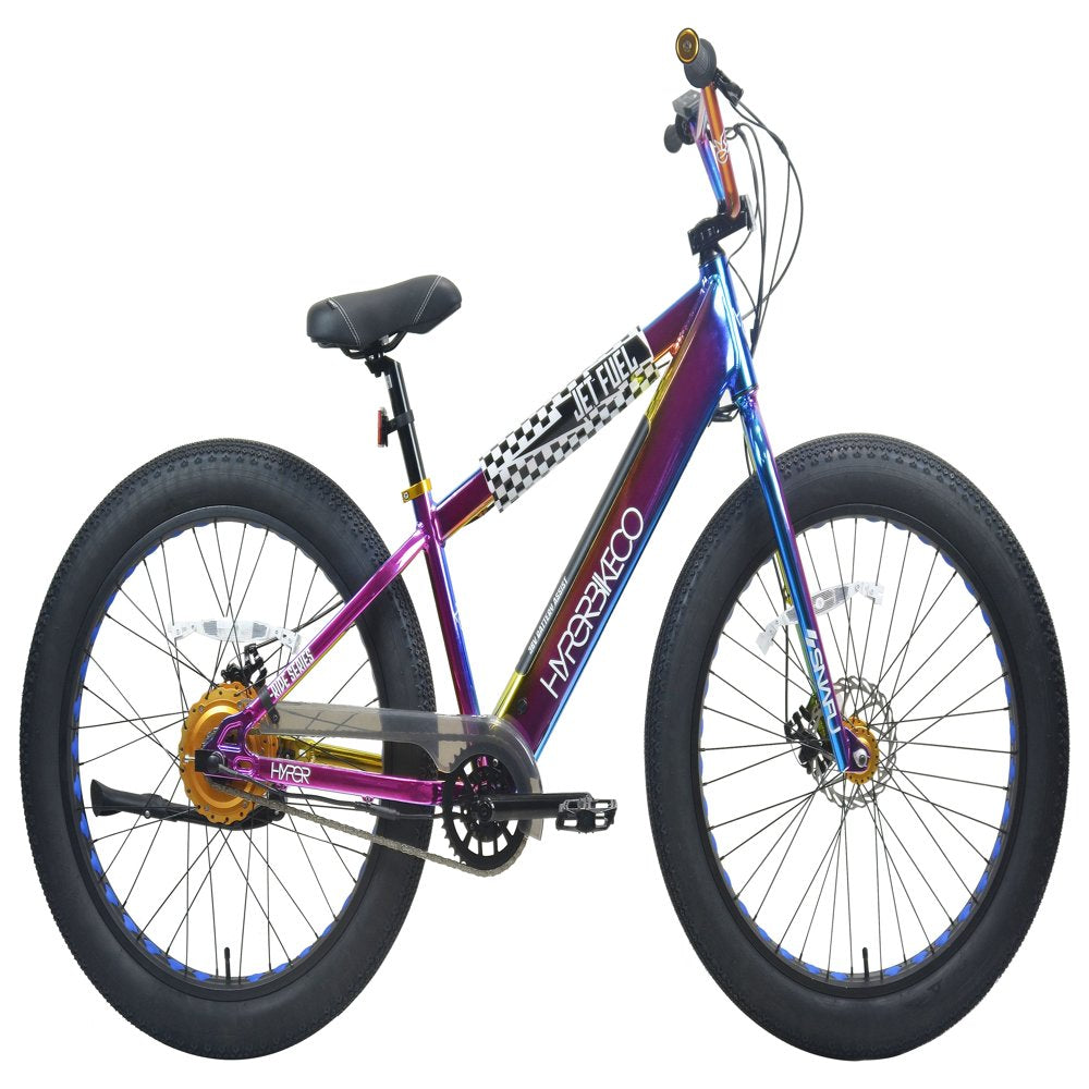 Hyper Bicycles Jet Fuel 26" 36V Electric BMX Fat Tire E-Bike for Adults, Pedal-Assist, 250W Motor