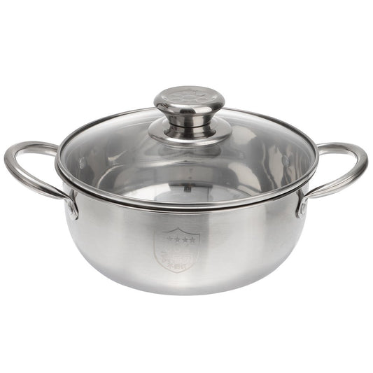 1Pc Milk Pan Stainless Steel Steamer Stainless Steel Soup Pot Stockpot