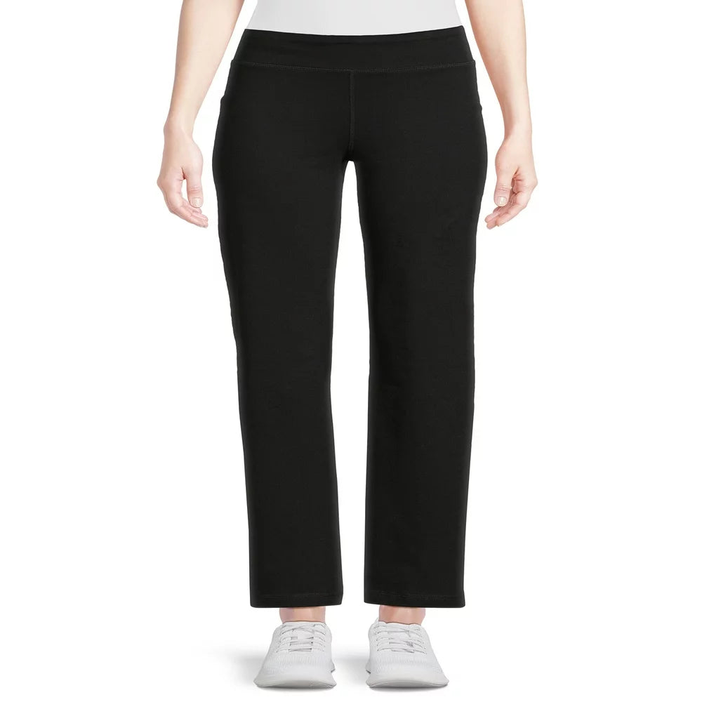 Athletic Works Women's Dri More Core Athleisure Bootcut Yoga Pants, 32" Inseam for Regular and Petite