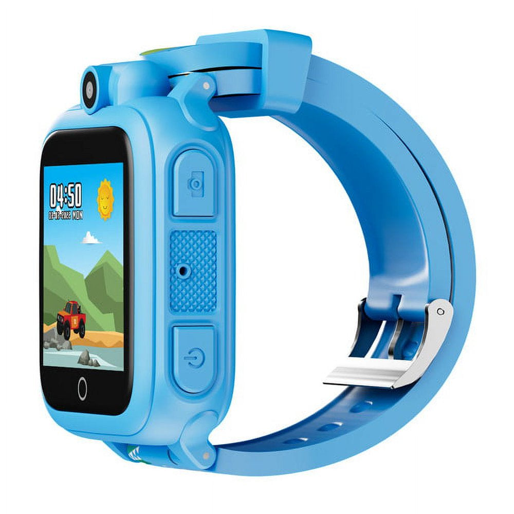 Contixo Smart Watch for Kids, Aged 3-12 Years old - HD Touch Screen with Camera and Games - Blue