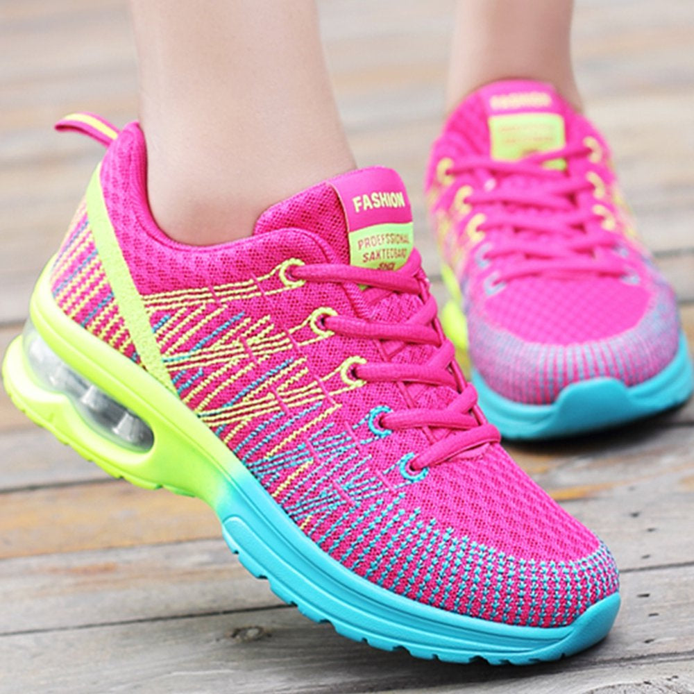 Tvtaop Sneaker for Women Breathable Athletic Air Cushion Running Shoes Lightweight Sport Shoes