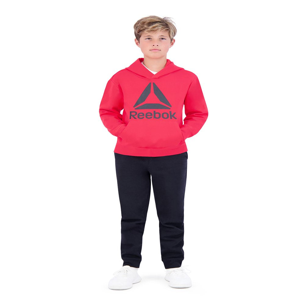 Reebok Unisex Kids’ Delta Fleece Hoodie, Sizes 4-18