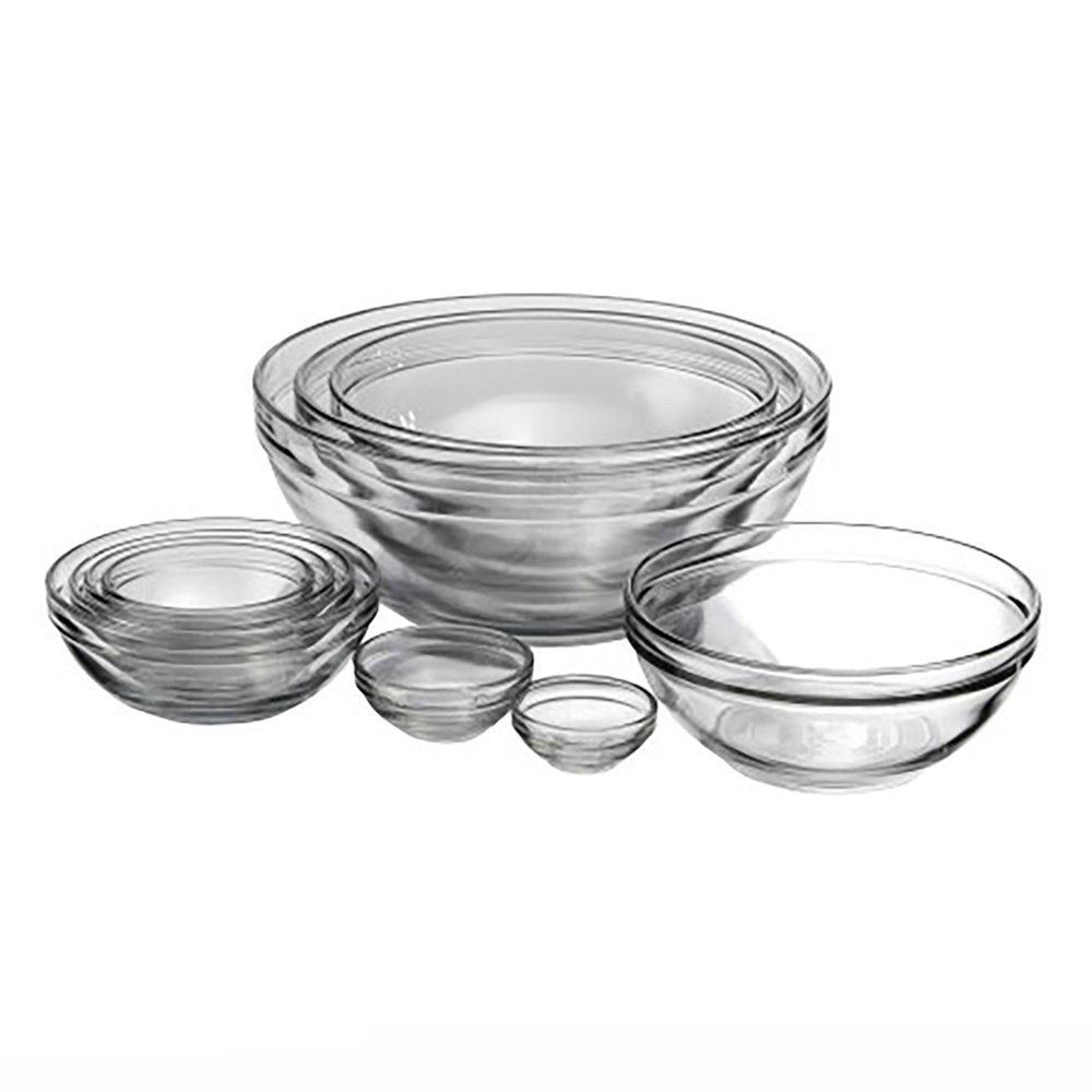  Glass Mixing Bowls, 10 Piece Set