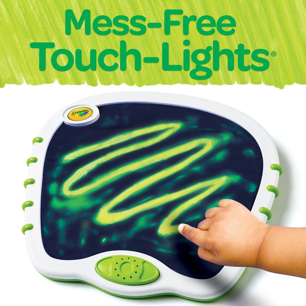 Crayola My First Touch Lights Art Kit, Musical Doodle Board, Light Up Toy, Gifts for Beginner Child