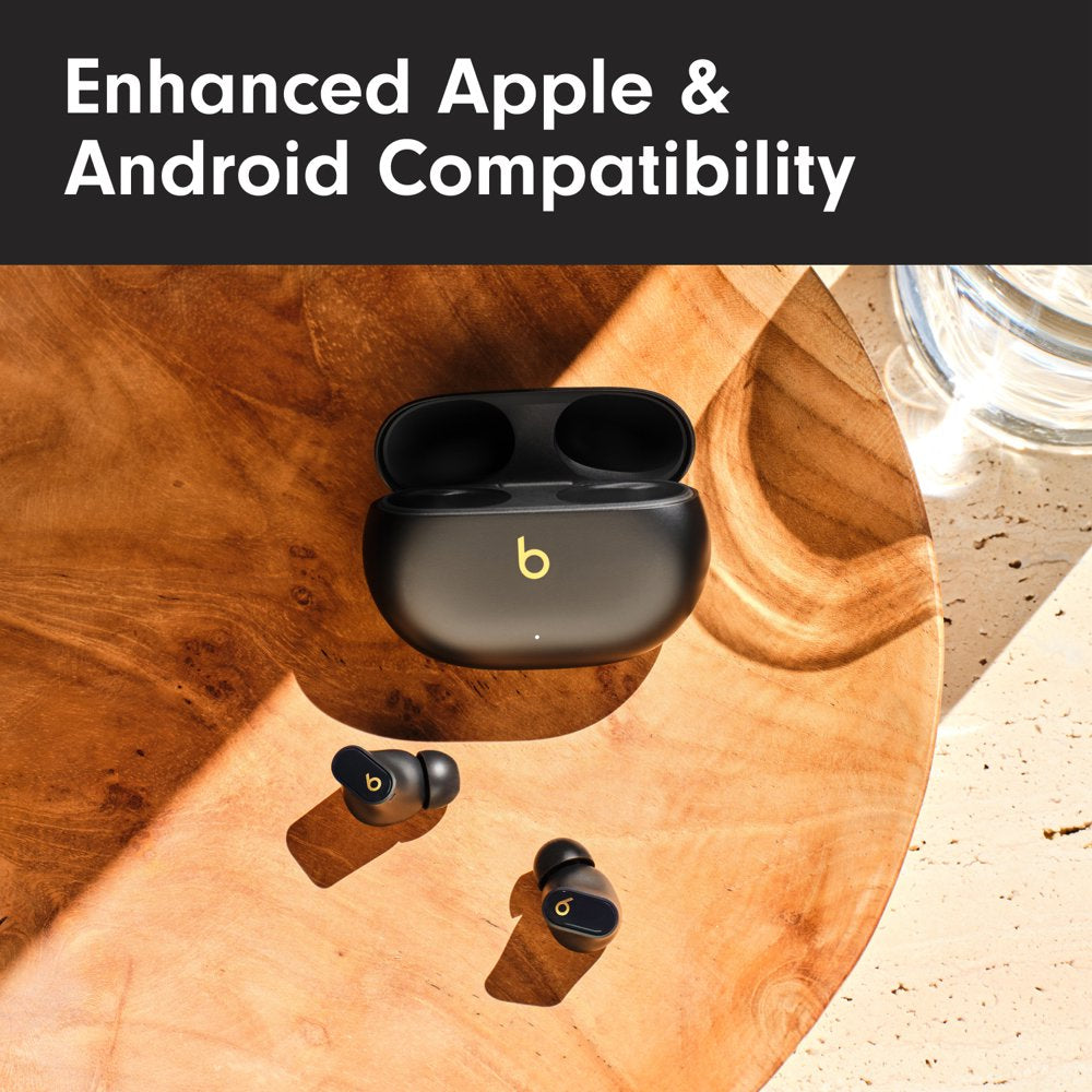 Beats Studio Buds +  True Wireless Noise Cancelling Earbuds - Black/Gold