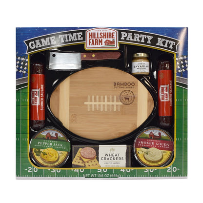 Hillshire Farm Gametime Party Holiday Gift Box, Assorted Meat & Cheese, 19.6oz