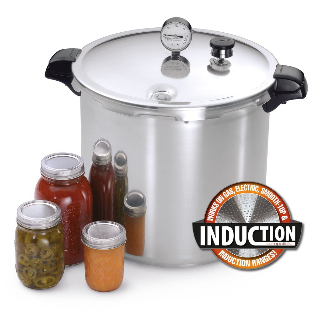 Presto 23 Quart Pressure Canner with Induction Compatible Base