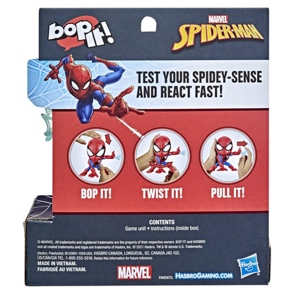 Bop It! Marvel Spider-Man Edition Electronic Game for 1 or More Players