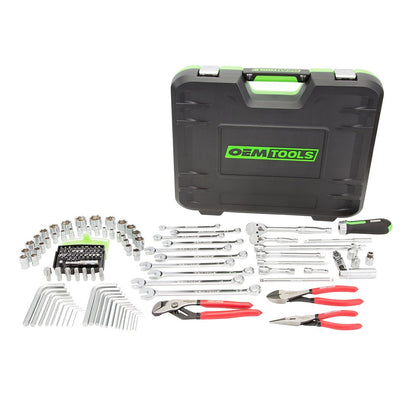 121 Piece Mechanic's Tool Set, Vehicle Tool Kit Set, for Automotive and DIY Home Projects