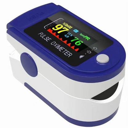  Fingertip Pulse Oximeter Blood Oxygen Saturation Monitor Finger Pulse Oximeter, Bar Graphs and Heart Rate Monitor