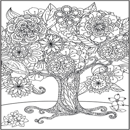 Cra-Z-Art Timeless Creations Adult Coloring Book, Nature's Escape, 64 Pages