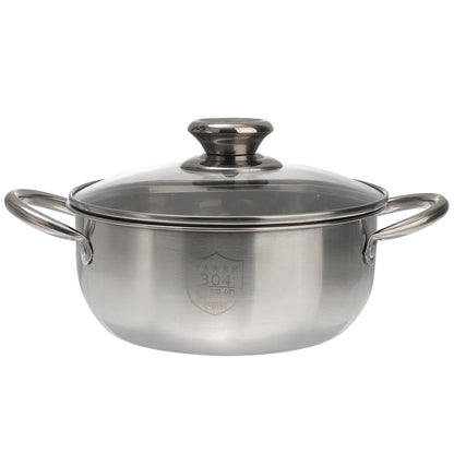 1Pc Milk Pan Stainless Steel Steamer Stainless Steel Soup Pot Stockpot