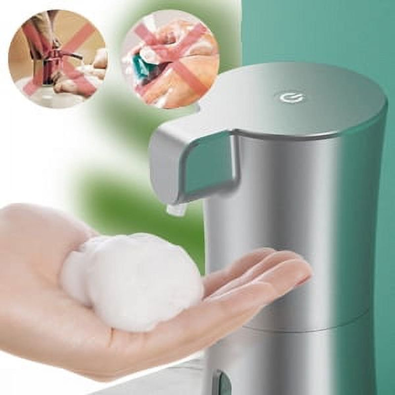 Automatic Soap Dispenser,Foaming Soap Dispenser Touchless 350ml/12oz,Battery Operated Hand Free Automatic Foam Liquid Soap Dispenser for Bathroom or Kitchen