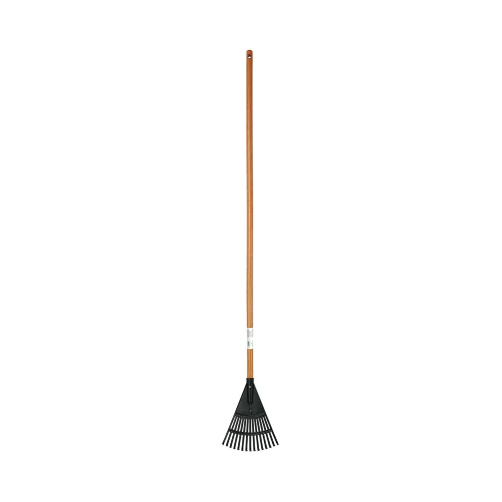 Expert Gardener 8-inch Wood & Poly Shrub Leaf Rake